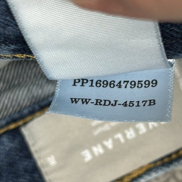 Everlane The Denim Short Womens 28 Organic Cotton Distressed Roll Cuff Blue Jean - Picture 7 of 11